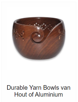 Durable Yarn Bowls van Hout en Aluminium