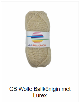 GB Wolle Balkonigin acryl met lurexdraadje