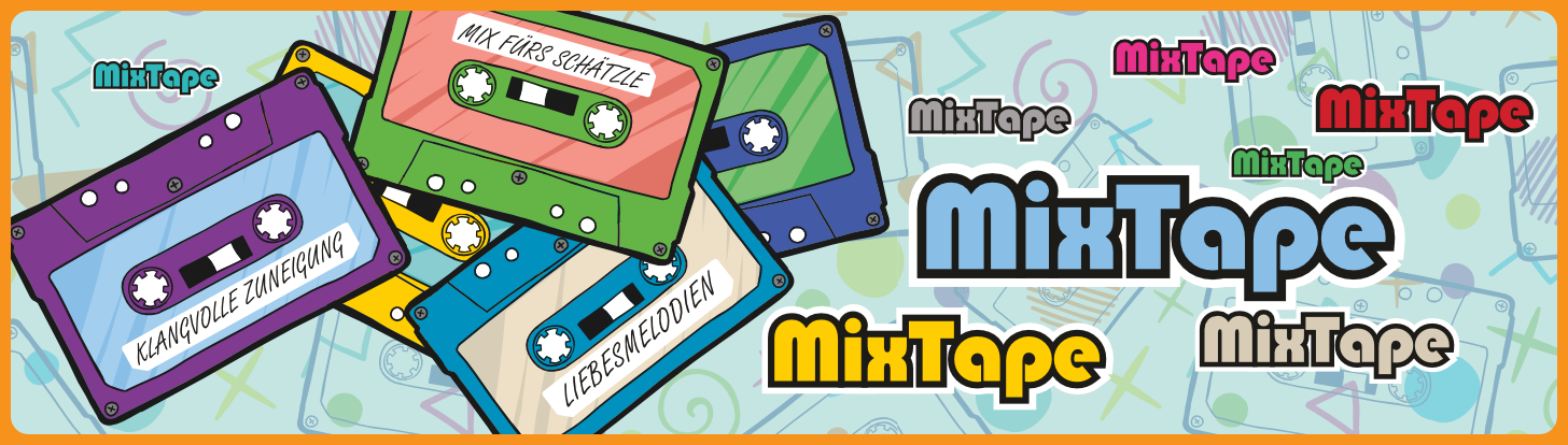 Opal 4-draads sokkenwol Mixtape Banner