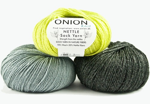 Onion Yarn Nettle Sock Yarn 70% Wol - 30% Brandnetelvezel 50 gr - 185 meter