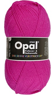 Opal 6-draads uni sokkenwol alle kleuren beschikbaar