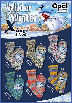 Opal 8-draads sokkenwol XLarge Wilder Winter
