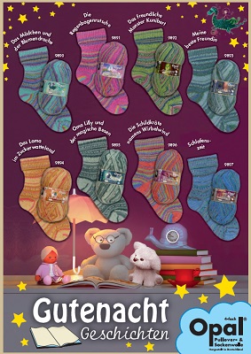 Opal 4-draads sokkenwol Gutenacht Geschichten