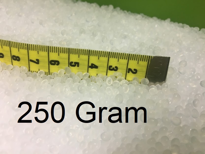 250 gram kunststof granulaat voor verzwaring BIO PE
