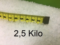 2,5 kilo kunststof granulaat voor verzwaring BIO PE