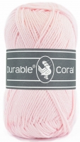 Durable Coral Glanskatoen 50 gram - 0203 Light pink