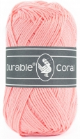 Durable Coral Glanskatoen 50 gram - 0386 Rosa