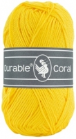 Durable Coral Glanskatoen 50 gram - 2180 Bright yellow