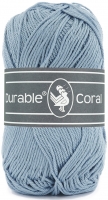 Durable Coral Glanskatoen 50 gram - 0289 Blue grey