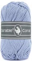 Durable Coral Glanskatoen 50 gram - 0319 Blue