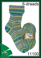 Opal 6-draads sokkenwol Regenwald 17 11100 Florian der Flankenheld