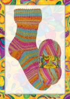 Opal 6-draads sokkenwol Paradise 11022 Regenbogen des Vertrauens