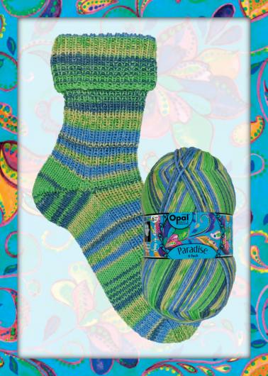Opal 6-draads sokkenwol Paradise 11023 Meer der Zufriedenheit