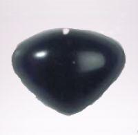 Driehoekneus Soft zwart 12 mm per stuk