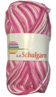 GB Wolle Schulgarn Color 100% katoen - 2 Rozetint