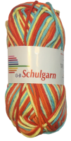 GB Wolle Schulgarn Color 100% katoen - 4 regenboog