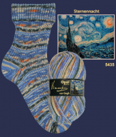 Opal 4 draads sokkenwol Vincent van Gogh 5435 Sternennacht
