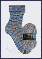 Opal 4 draads sokkenwol Vincent van Gogh 5435 Sternennacht