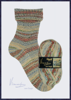 Opal 4 draads sokkenwol Vincent van Gogh 5437 Das Restaurant de la Sirène in Asnières
