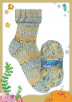 Opal 4-draads sokkenwol Wasserwelten 11142 Sandbank