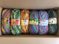 Opal 4-draads sokkenwol Feestpakket Kleurrijk 5