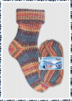 Opal 8 draads sokkenwol XLarge Frosty Ice 11353 kühle Gletscherzunge