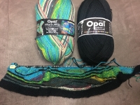 Harmonievest Patroon maat 42-46 voor 4-draads sokkenwol