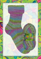 Opal 6-draads sokkenwol Paradise 11020 Quelle der Freude