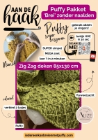 Puffy Deken pakket zonder magazine 011 Pistachio Green