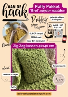 Puffy Kussen pakket zonder magazine 011 Pistachio Green