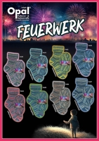 Opal 4-draads sokkenwol Feuerwerk 11652 Farbexplosion